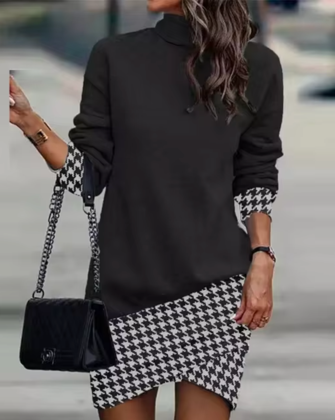 ALMA | Vestido Casual con Dobladillo Asimétrico para Mujer | Tejido Suave y Diseño Moderno para Estilo Diario 6