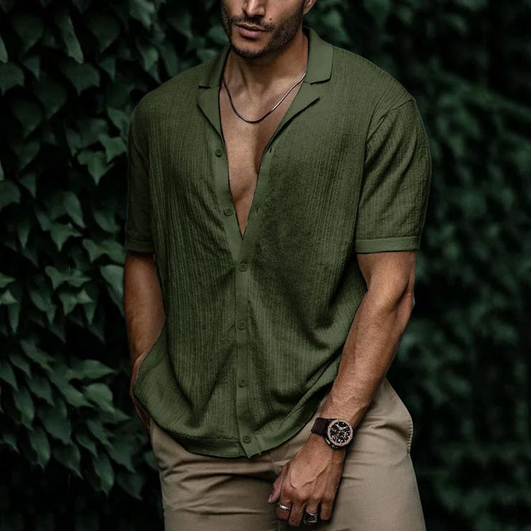 Alejandro | Camiseta de Manga Corta para Hombre con Diseño Casual 10