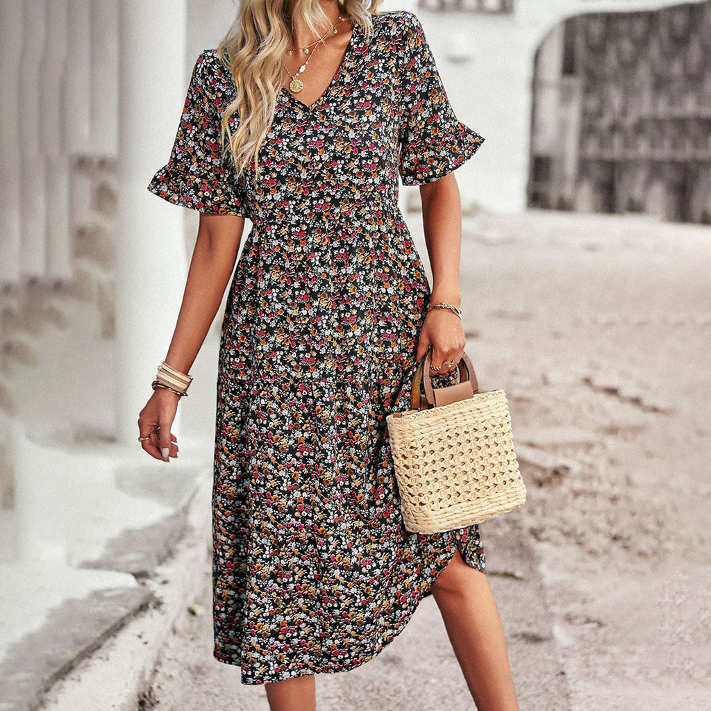DANIELA – Vestido midi elegante para mujer