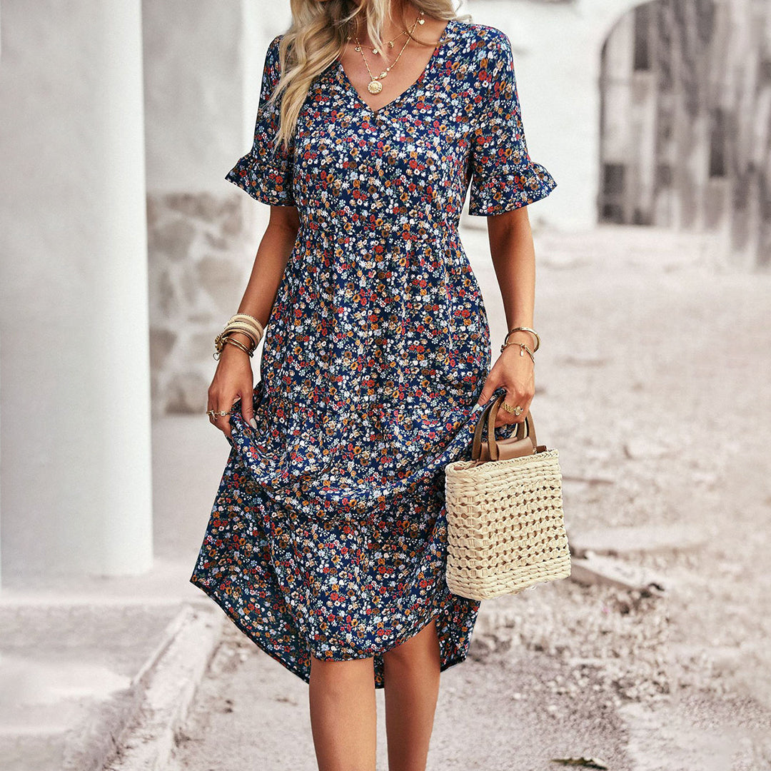 DANIELA – Vestido midi elegante para mujer