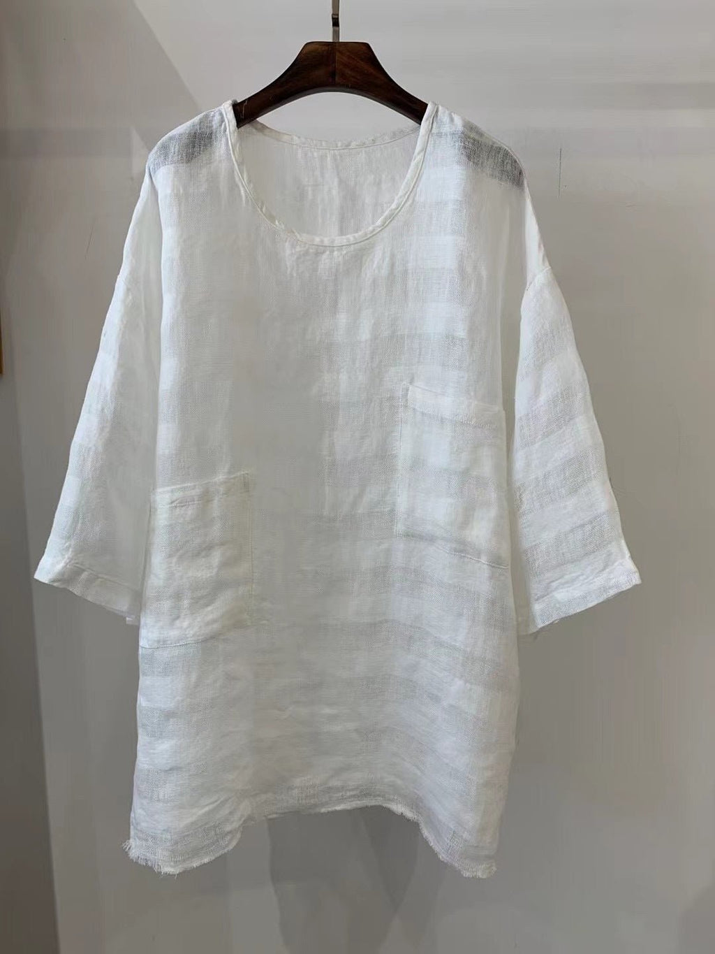 Clara | Túnica de Lino con Bolsillos para Mujer de Ajuste Relajado 6