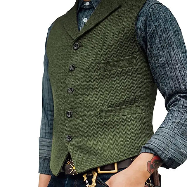 Edgar | Chaleco Clásico Vintage para Hombre Elegante y Entallado 4
