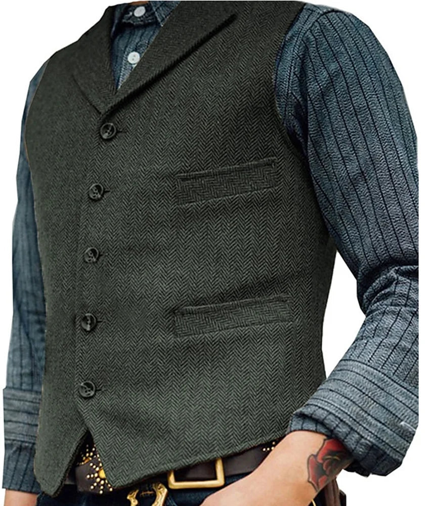 Edgar | Chaleco Clásico Vintage para Hombre Elegante y Entallado 6