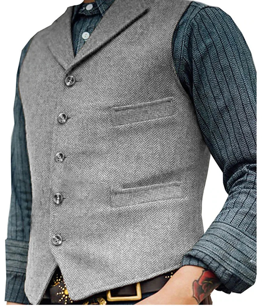 Edgar | Chaleco Clásico Vintage para Hombre Elegante y Entallado 8