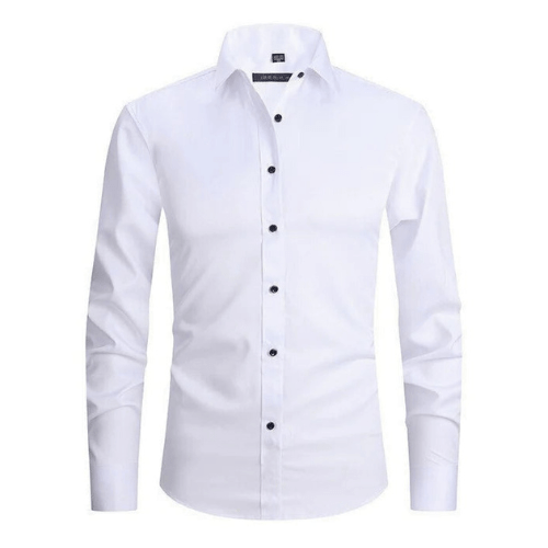 Ethan | Camisa Moderna Elástica para Hombre, Antirarrugas, Corte Ajustado 4