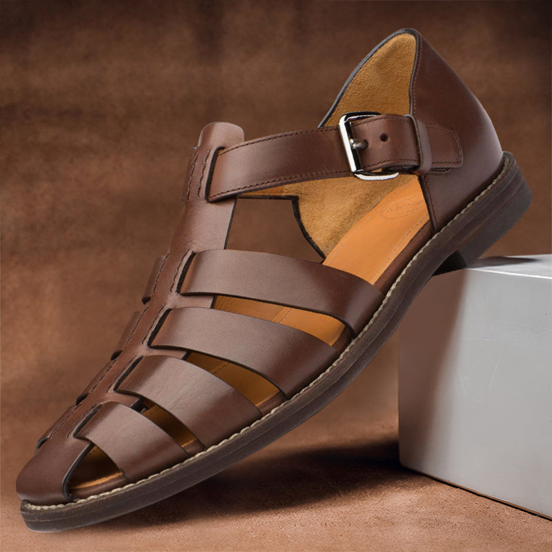 Ethan | Elegantes Sandalias de Cuero Premium para Hombre 3