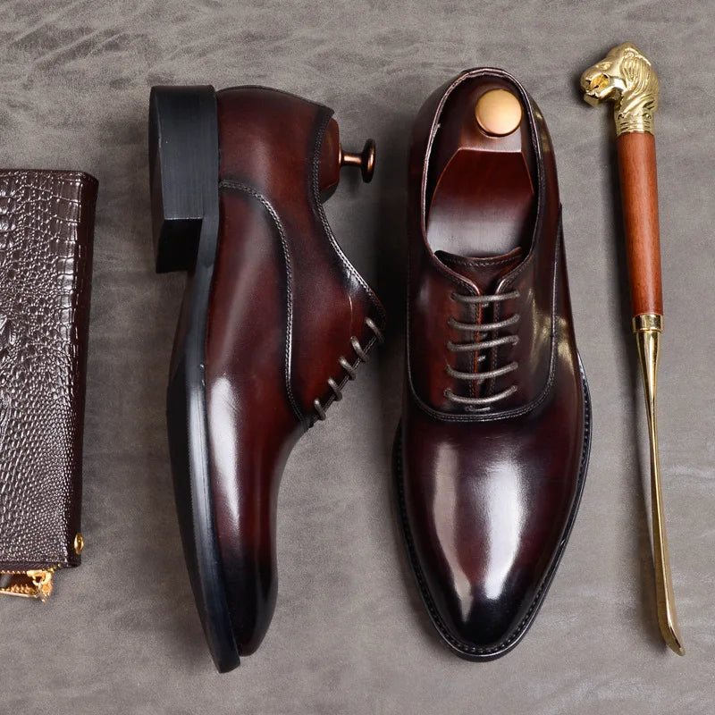 Ethan | Elegantes Zapatos Oxford de Cuero Clásicos 3