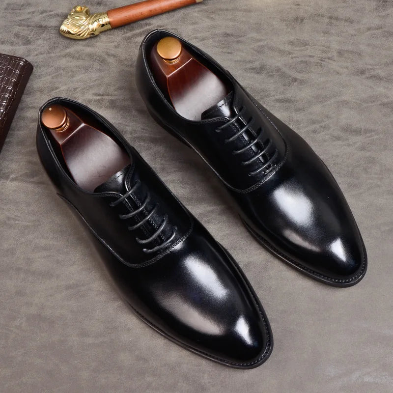 Ethan | Elegantes Zapatos Oxford de Cuero Clásicos 5