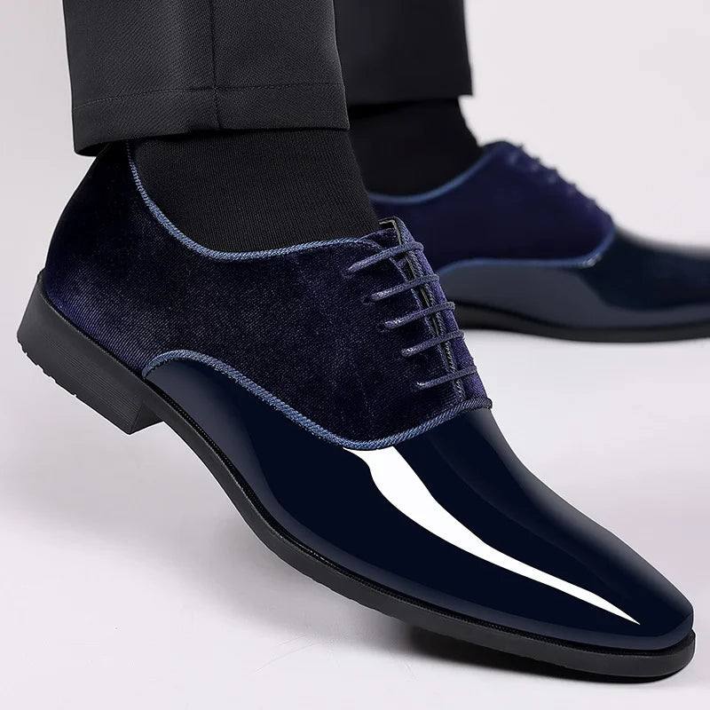 Ethan | Elegantes Zapatos de Vestir Hombre con Puntera Brillante 1