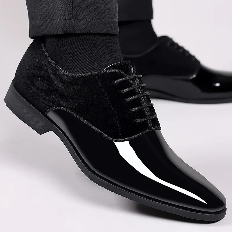 Ethan | Elegantes Zapatos de Vestir Hombre con Puntera Brillante 2