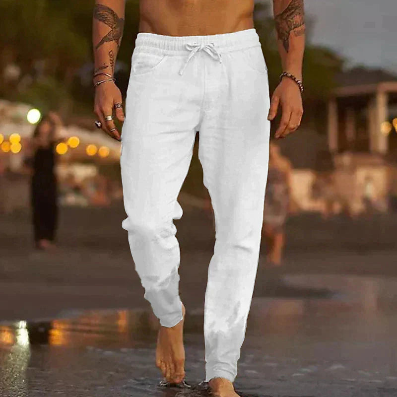 Ethan | Frescos Pantalones de Lino Versátiles para Hombre 4