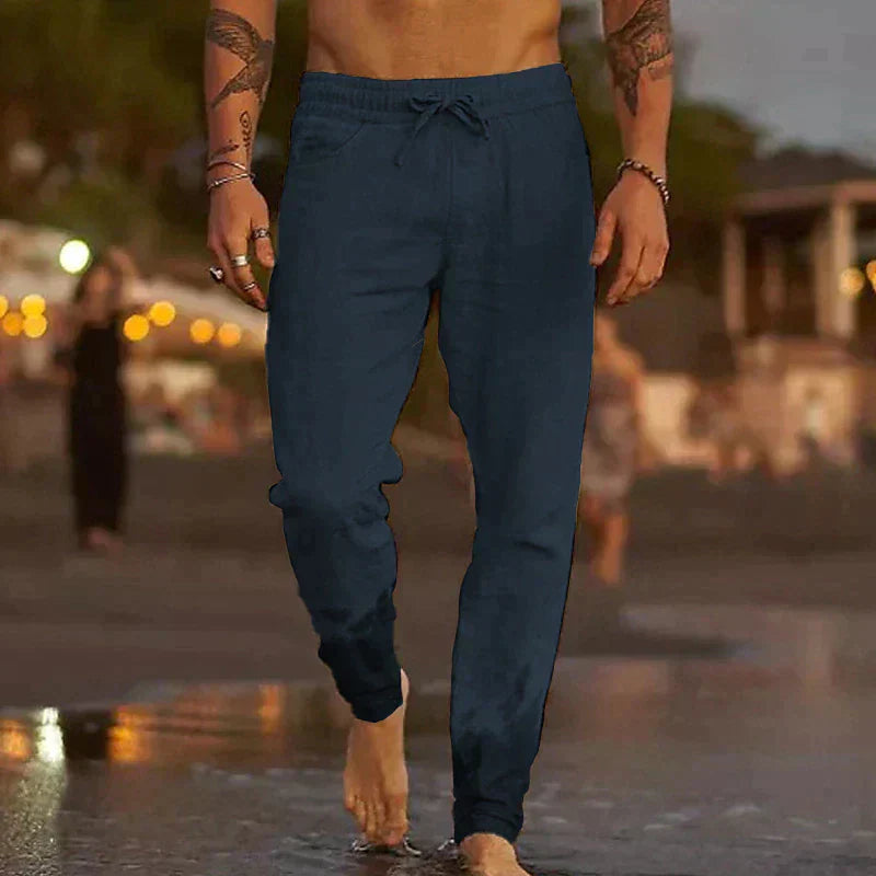 Ethan | Frescos Pantalones de Lino Versátiles para Hombre 5