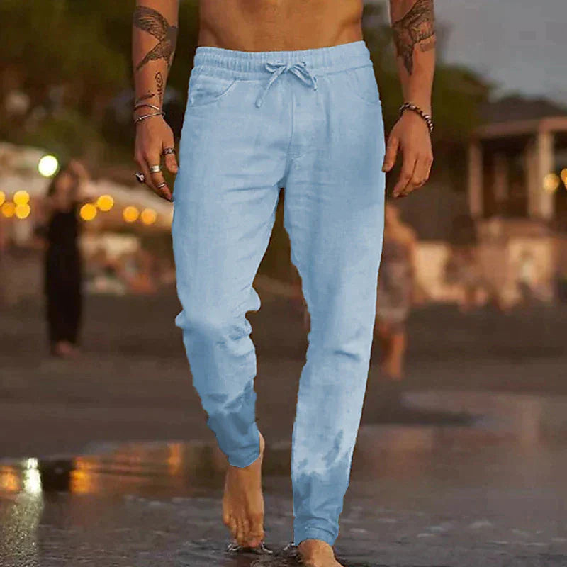 Ethan | Frescos Pantalones de Lino Versátiles para Hombre 6