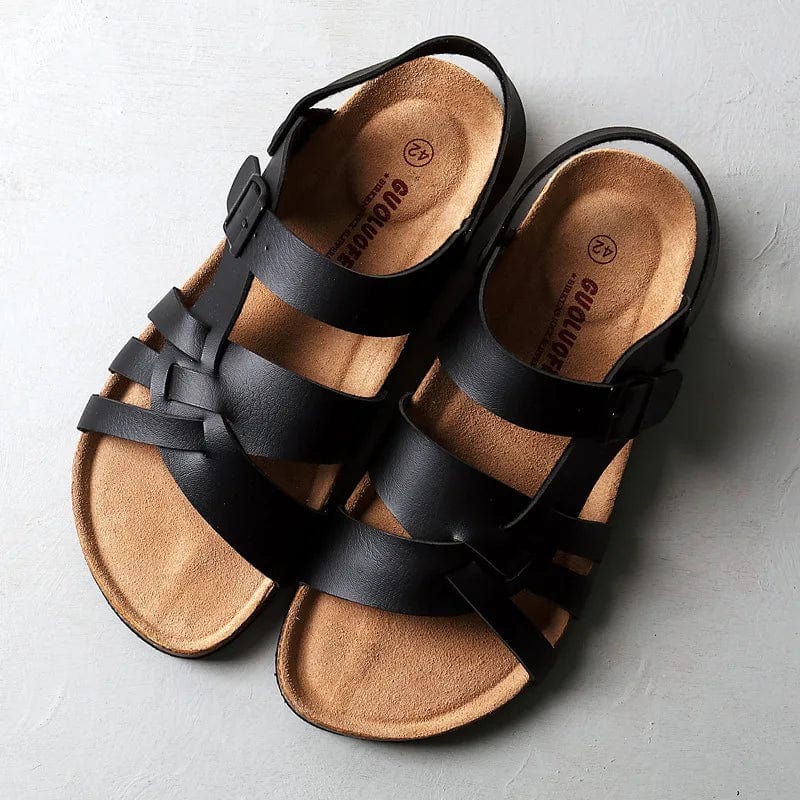 Ethan | Sandalias Clásicas Ortopédicas de Piel 0