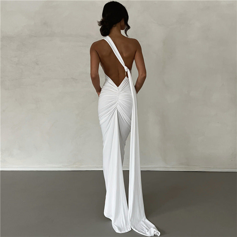 Eula | Vestido Largo Elegante con Espalda Descubierta | Diseño Sofisticado para Eventos Especiales 2