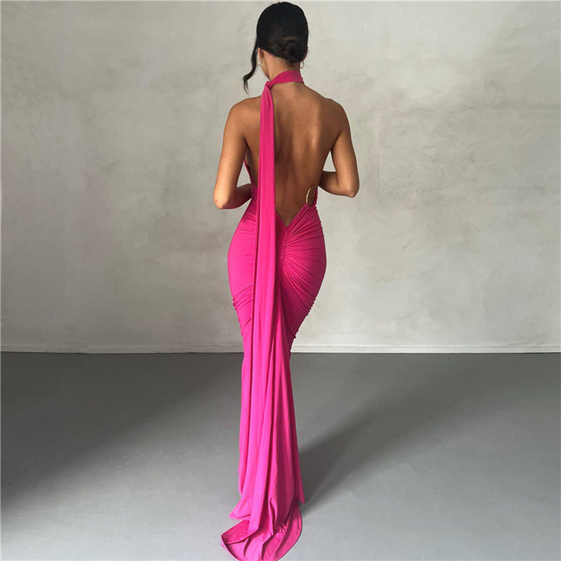 Eula | Vestido Largo Elegante con Espalda Descubierta | Diseño Sofisticado para Eventos Especiales 3