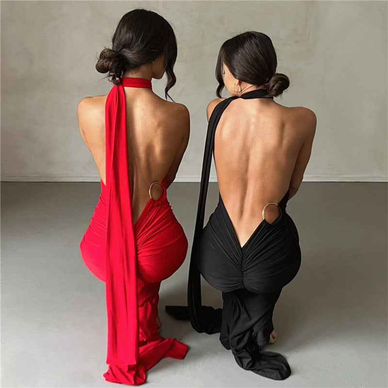 Eula | Vestido Largo Elegante con Espalda Descubierta | Diseño Sofisticado para Eventos Especiales 5