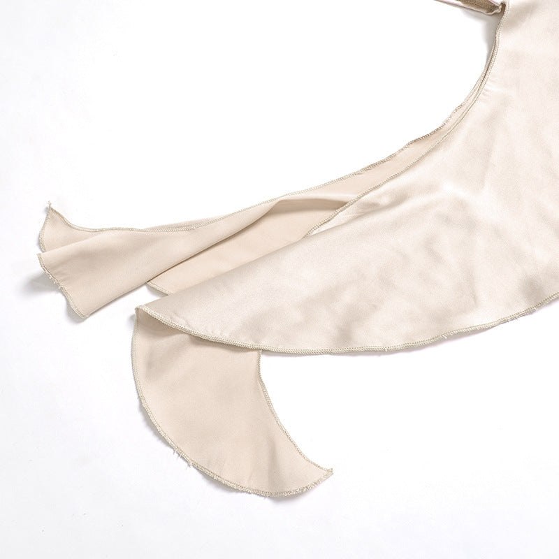 Eulalia | Vestido Corto de Satén Ajustado con Diseño de Un Hombro | Elegante y Versátil para Eventos de Primavera y Verano 4