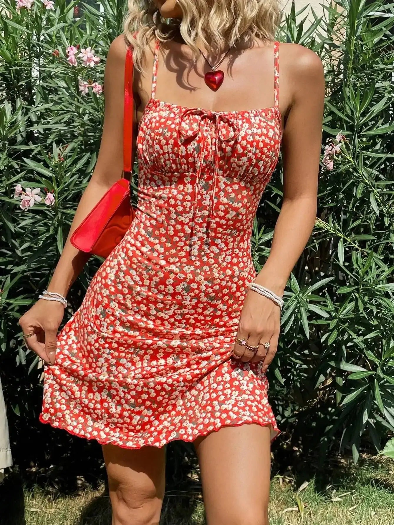 Isabella | Minivestido Floral con Tirantes Ajustables para Mujer 0