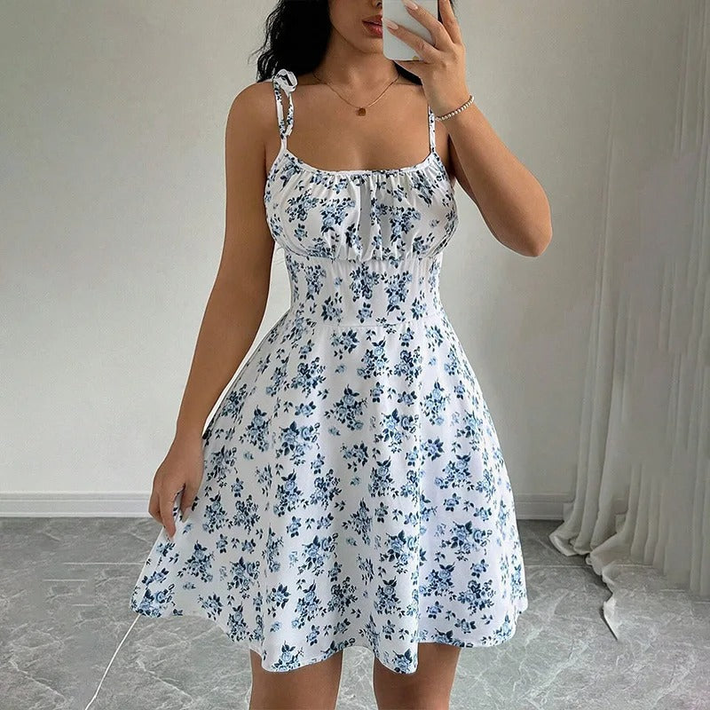 Isabella | Minivestido Floral con Tirantes Ajustables para Mujer 11