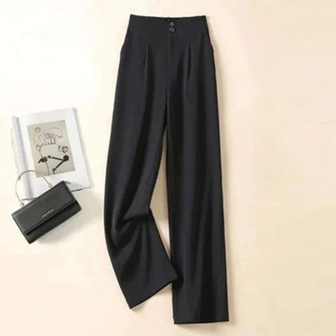 Isabella | Pantalones Anchos de Lino Talle Alto para Mujer 5