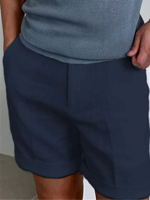 Javier | Bermudas de Estilo Relajado para Hombre con Bolsillos Prácticos 0