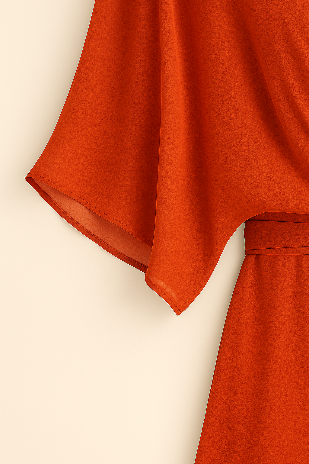 NATALIA – Vestido de chiffon elegante con escote en V