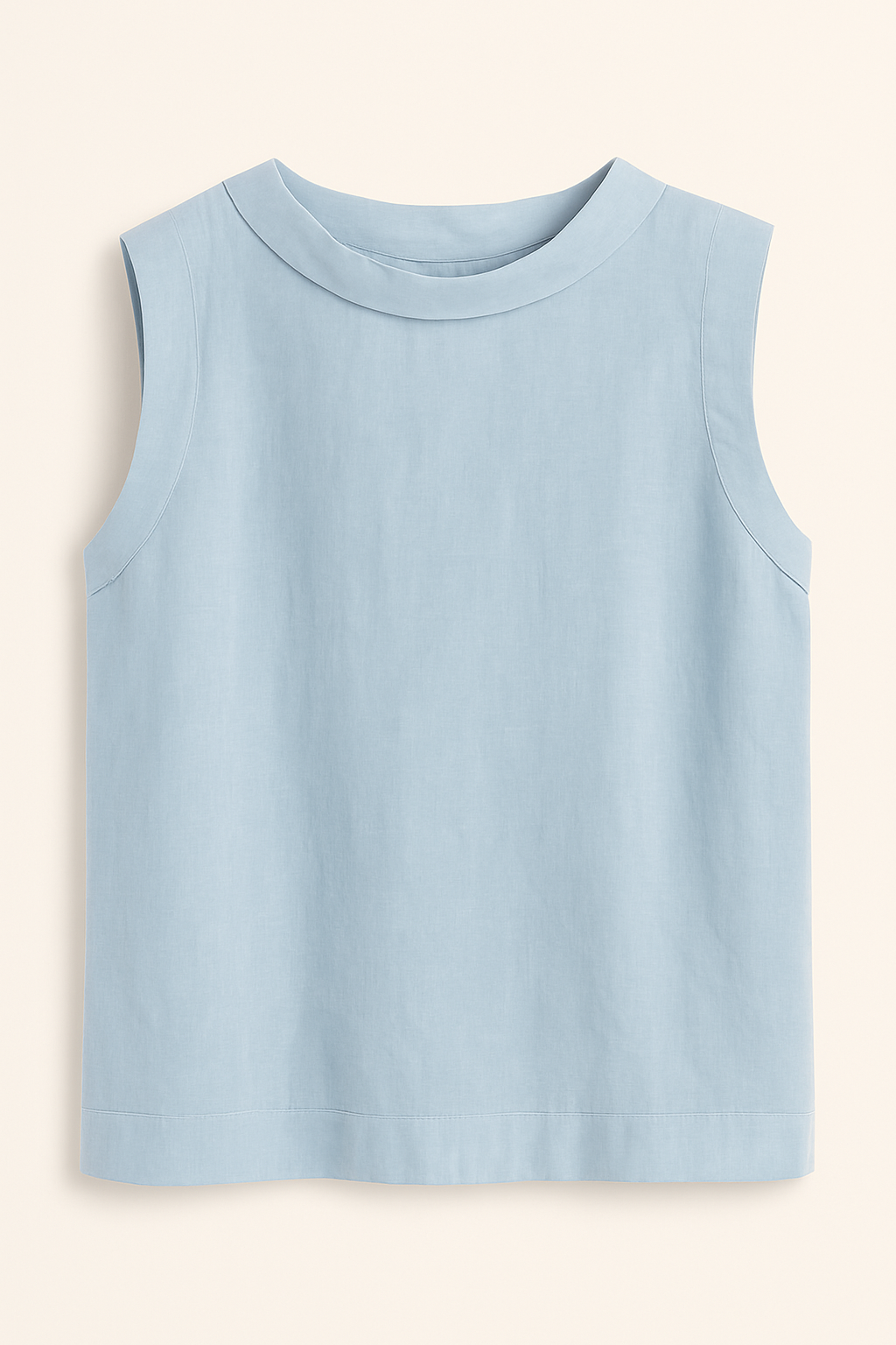 SOFÍA – Blusa de lino de manga corta para mujer