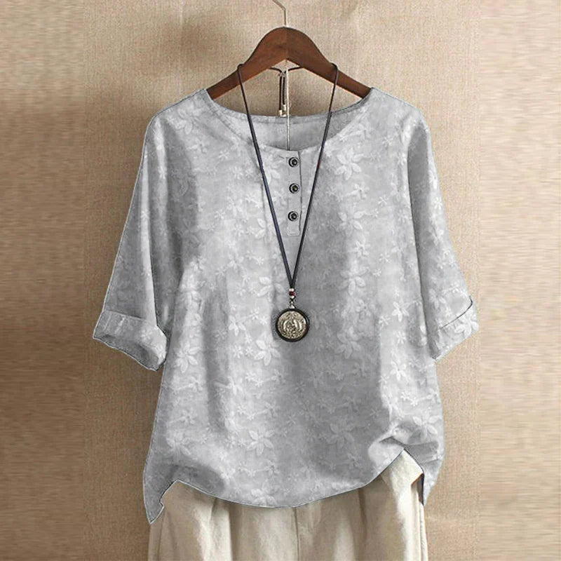 Lucía | Blusa Floral Vintage para Mujer con Ajuste Relajado 5