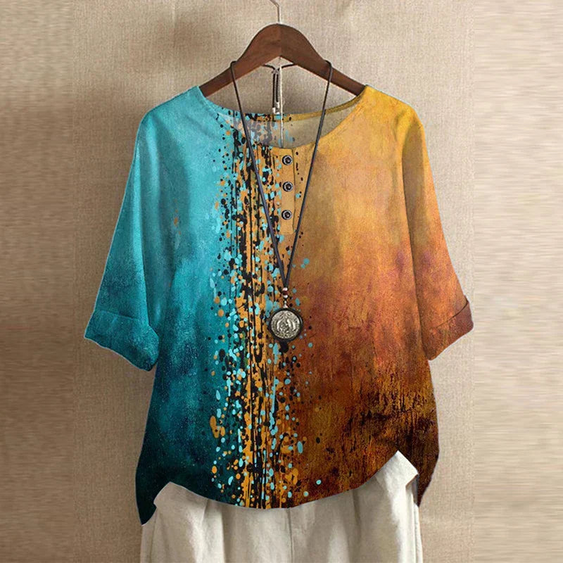 Lucía | Blusa Floral Vintage para Mujer con Ajuste Relajado 7