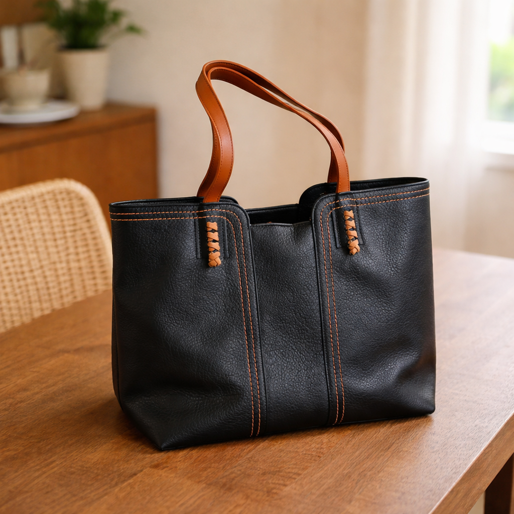 Lucía | Bolso Tote Estructurado para Mujer con Textura Suave 1