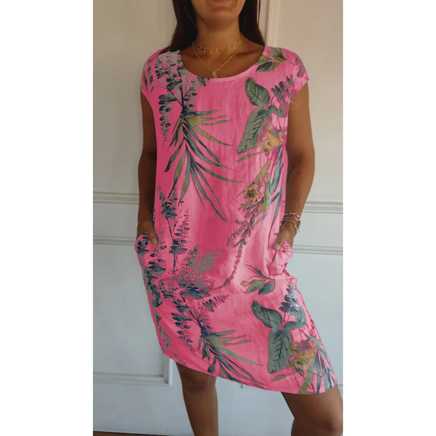 Lucía | Vestido de Lino Floral para Mujer en Verano 5
