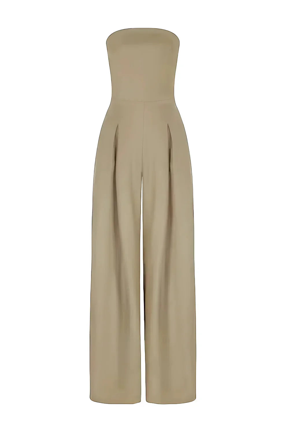 Mia | Elegante Mono Sin Tirantes con Piernas Anchas 7