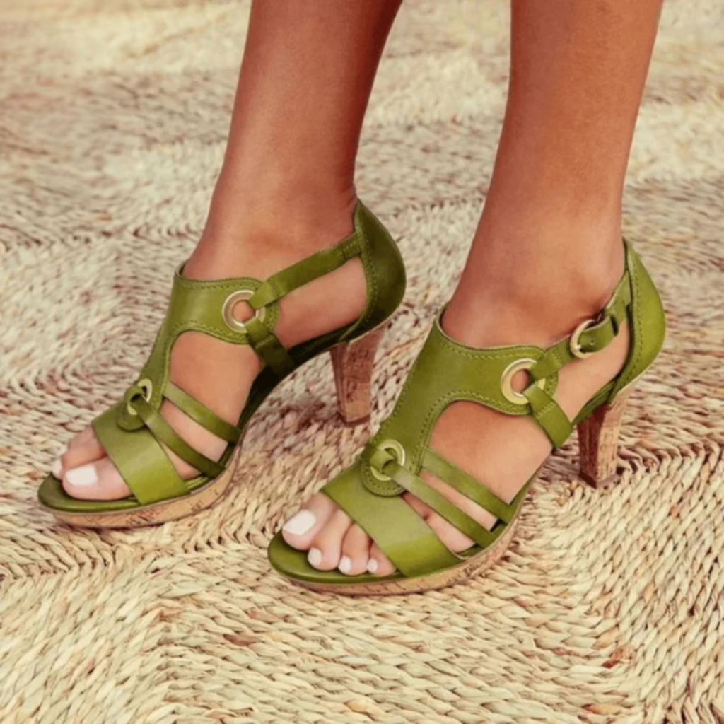 Mia | Elegantes Sandalias de Tacón Cómodas para Mujer 4