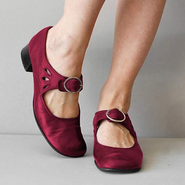 Samantha | Elegantes Zapatos Ortopédicos Vintage con Correa Ajustable 2