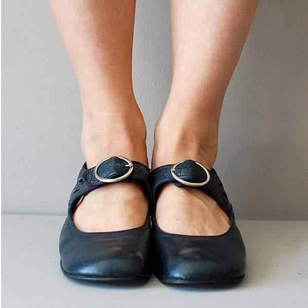 Samantha | Elegantes Zapatos Ortopédicos Vintage con Correa Ajustable 3