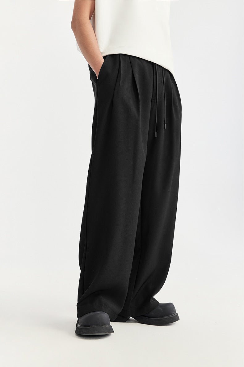 Santiago | Pantalones de Lino de Pierna Ancha con Cordón para Hombre 0
