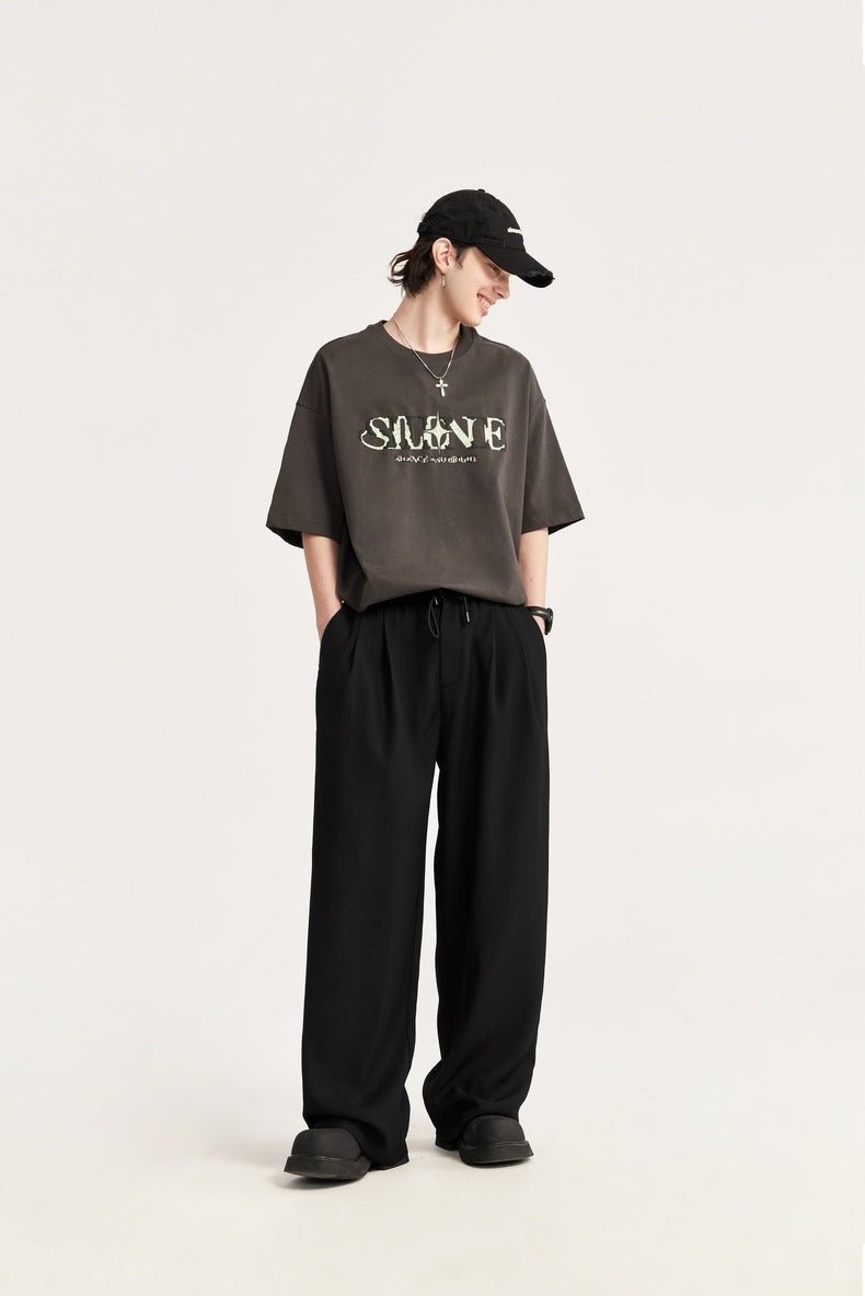 Santiago | Pantalones de Lino de Pierna Ancha con Cordón para Hombre 2
