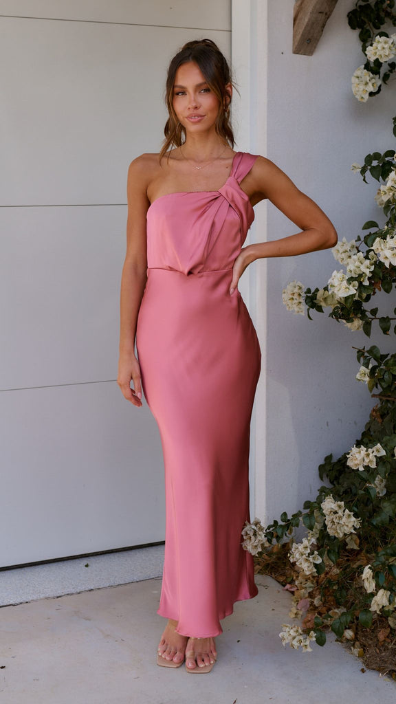 Selena | Vestido Largo Asimétrico con Lazo Decorativo | Elegante y Fluido para Eventos Especiales 0