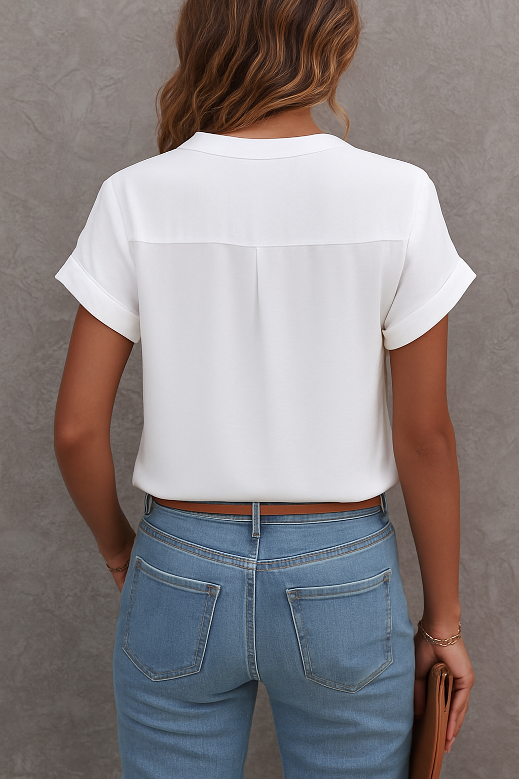 Sofía | Camisa Blanca Elegante con Botones para Mujer 1