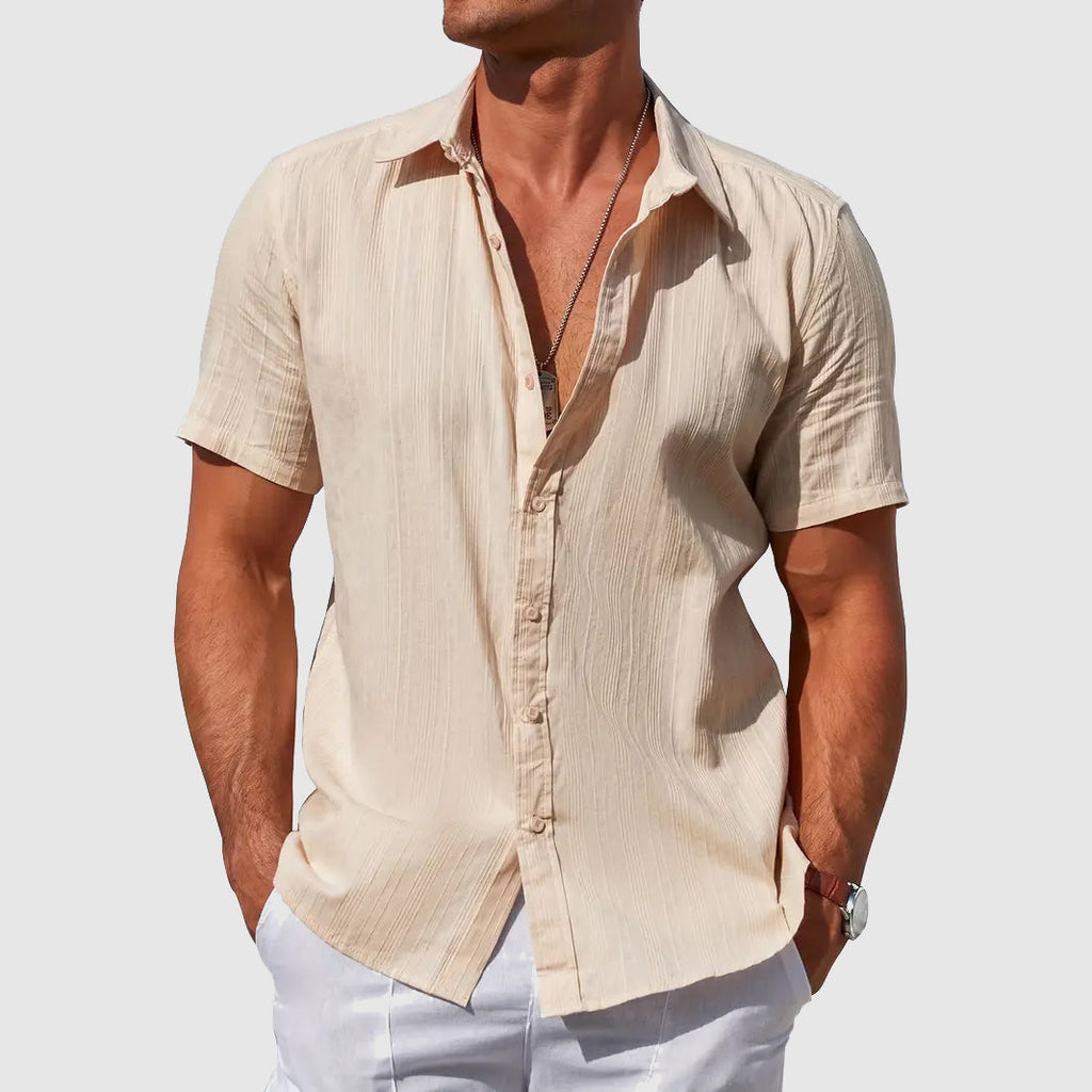 Sofía | Camisa de Lino de Manga Corta para Mujer 1