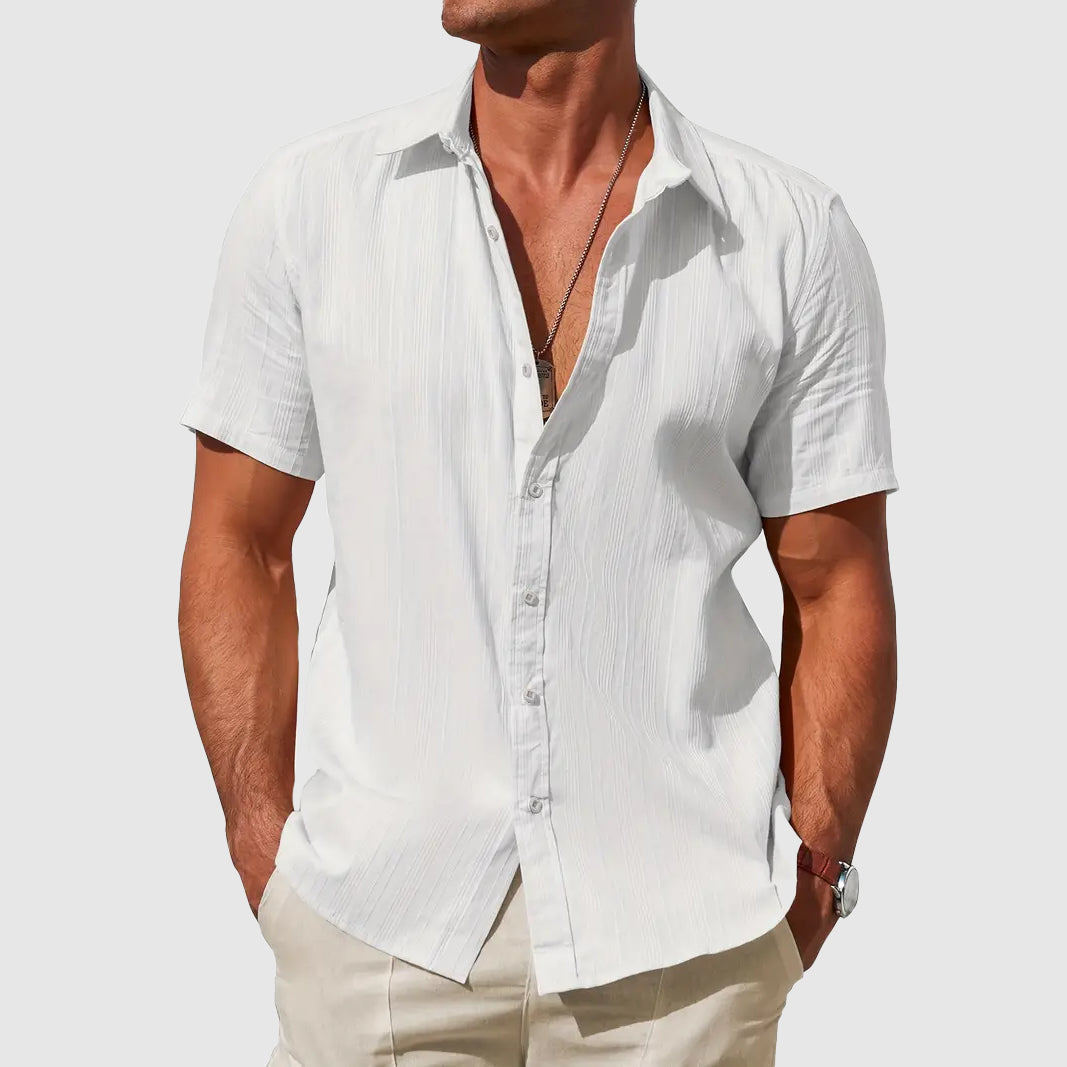 Sofía | Camisa de Lino de Manga Corta para Mujer 2