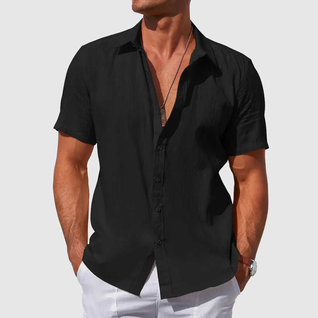 Sofía | Camisa de Lino de Manga Corta para Mujer 3