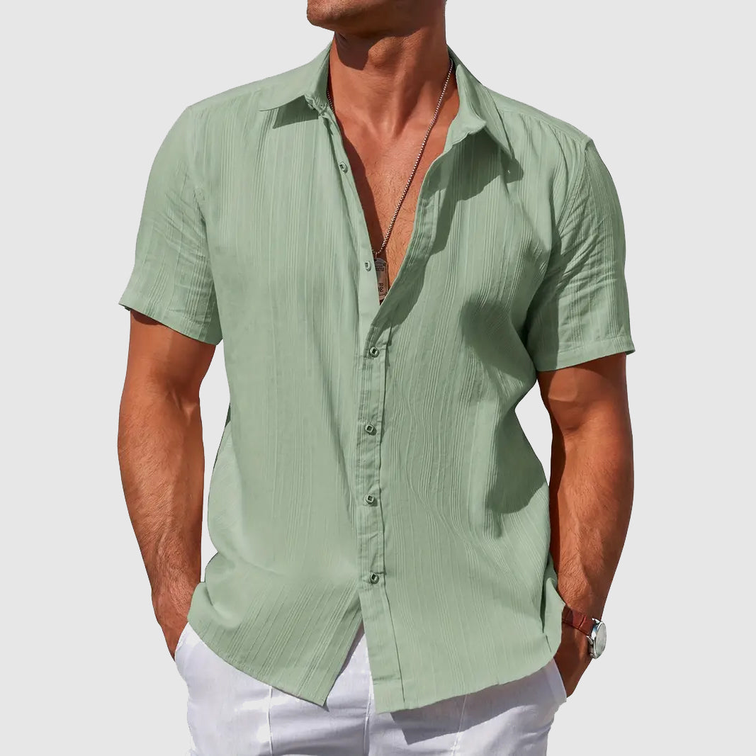 Sofía | Camisa de Lino de Manga Corta para Mujer 4