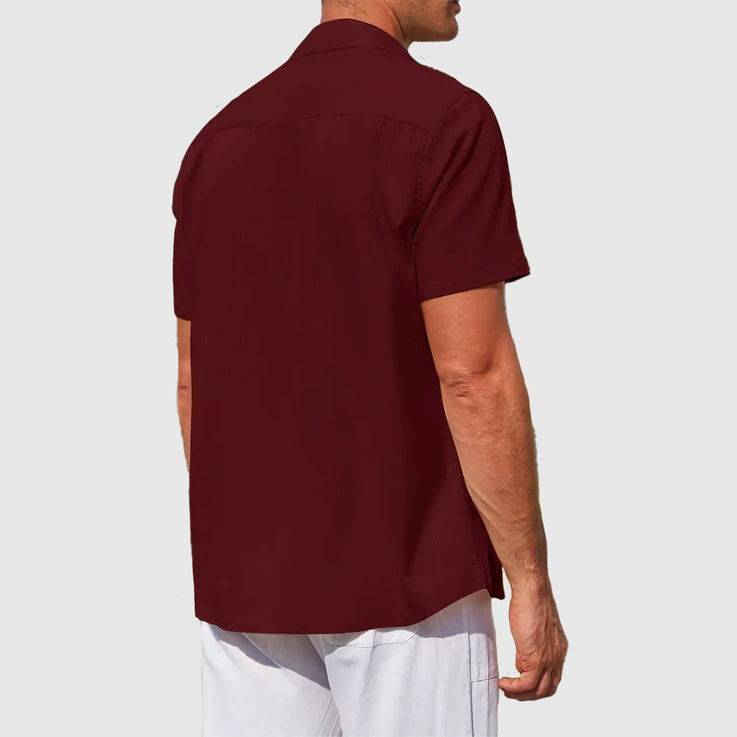 Sofía | Camisa de Lino de Manga Corta para Mujer 6