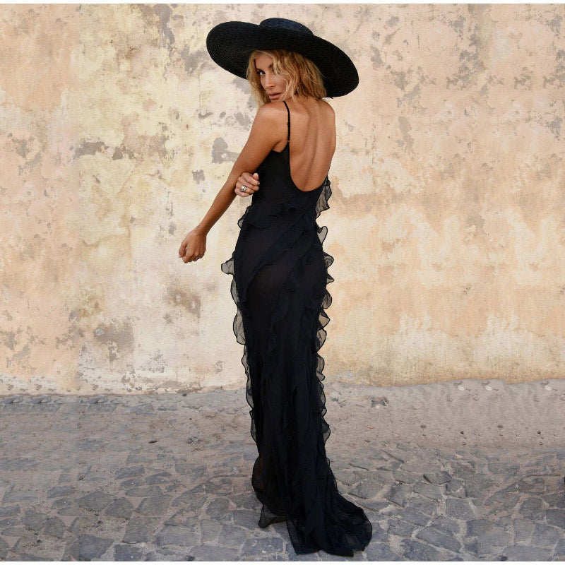 Sofia | Elegante Vestido Largo con Volantes 4