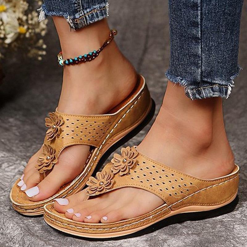 Sofía | Elegantes Sandalias Mujer con Plataforma Floral 1