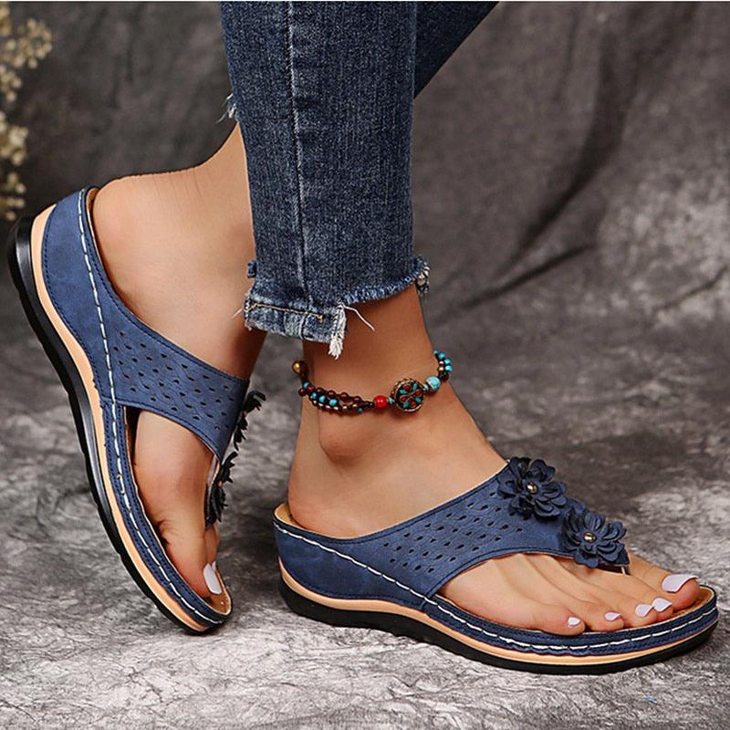 Sofía | Elegantes Sandalias Mujer con Plataforma Floral 4