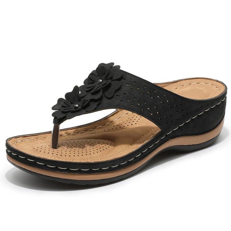 Sofía | Elegantes Sandalias Mujer con Plataforma Floral 5