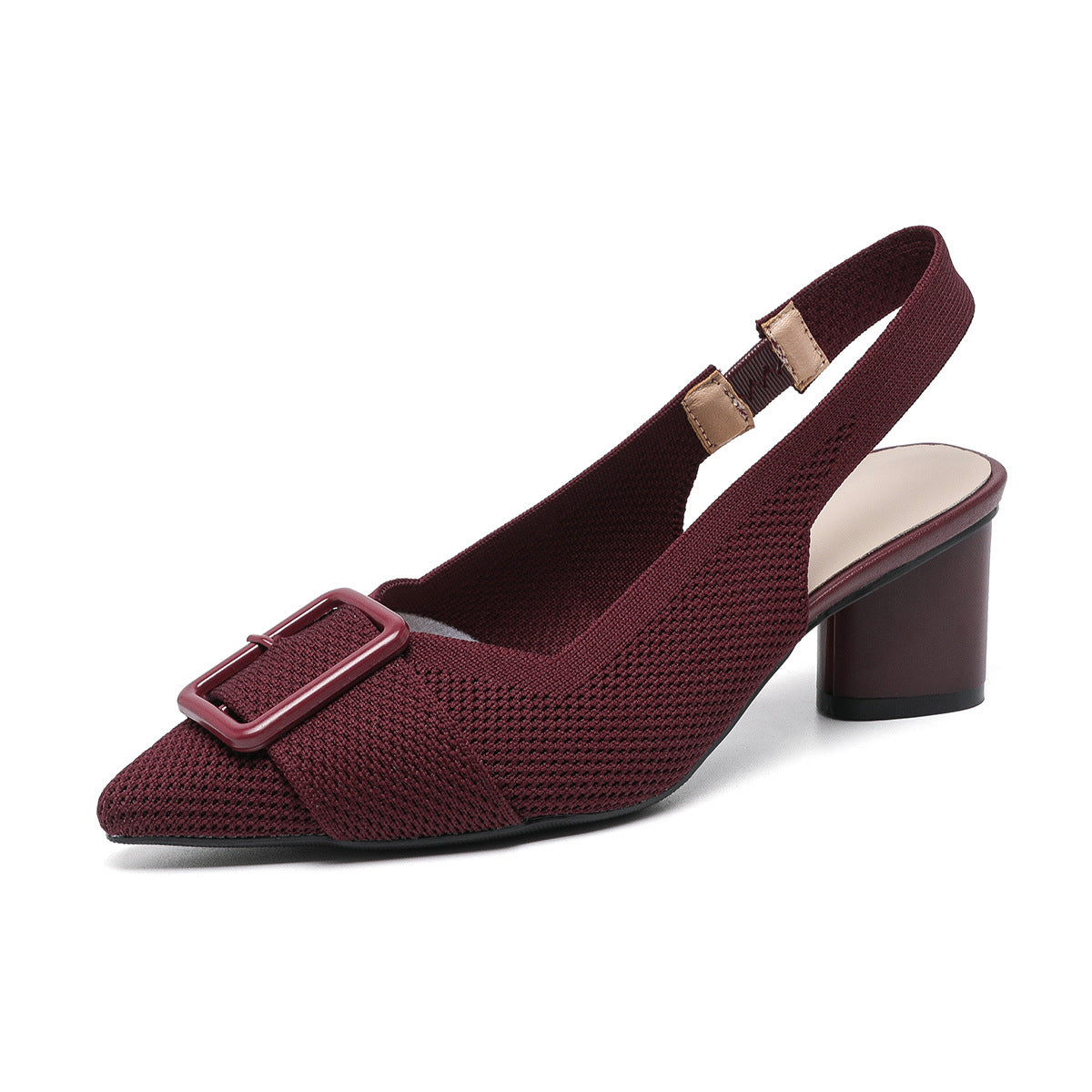 Sofia | Elegantes Sandalias de Tacón Grueso con Punta Cerrada 5
